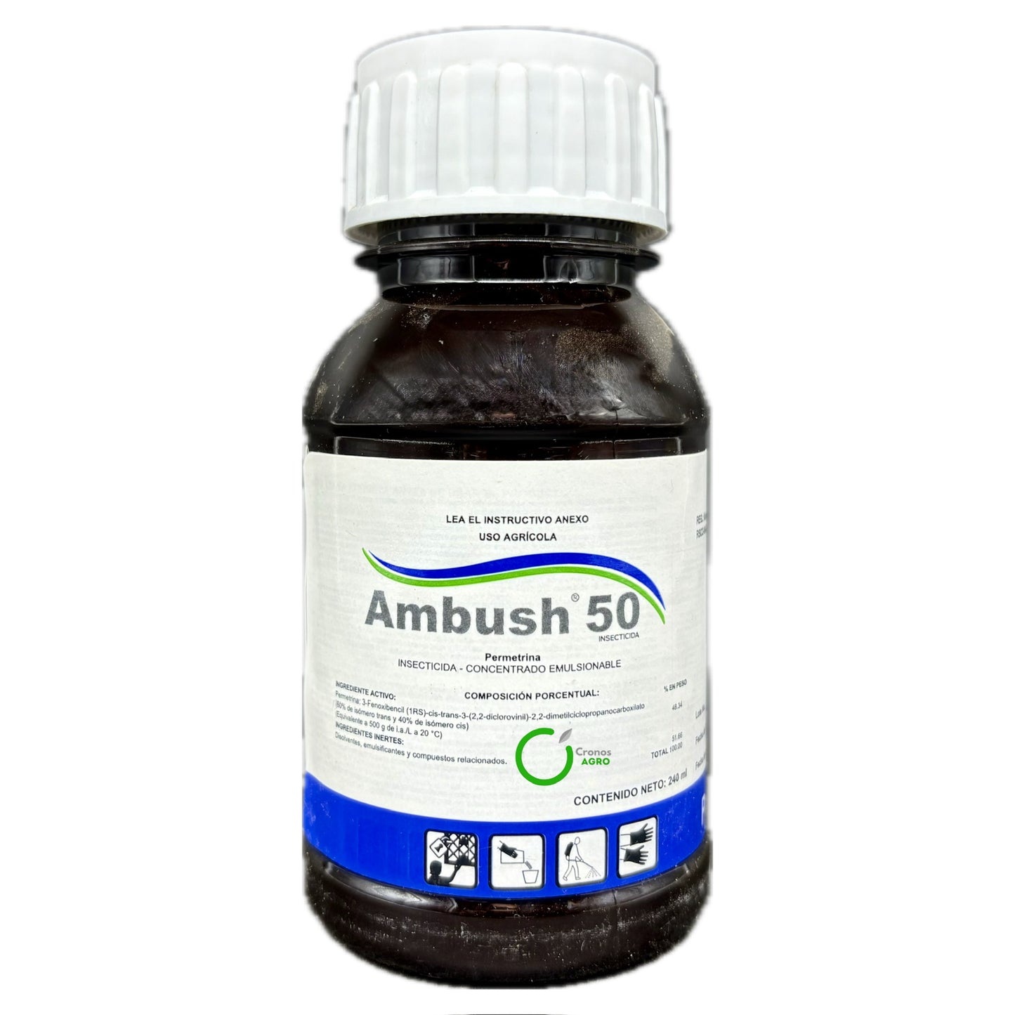 Ambush® 50 Insecticida Permetrina 48.34% Concentrado Emulsionable 240 ml