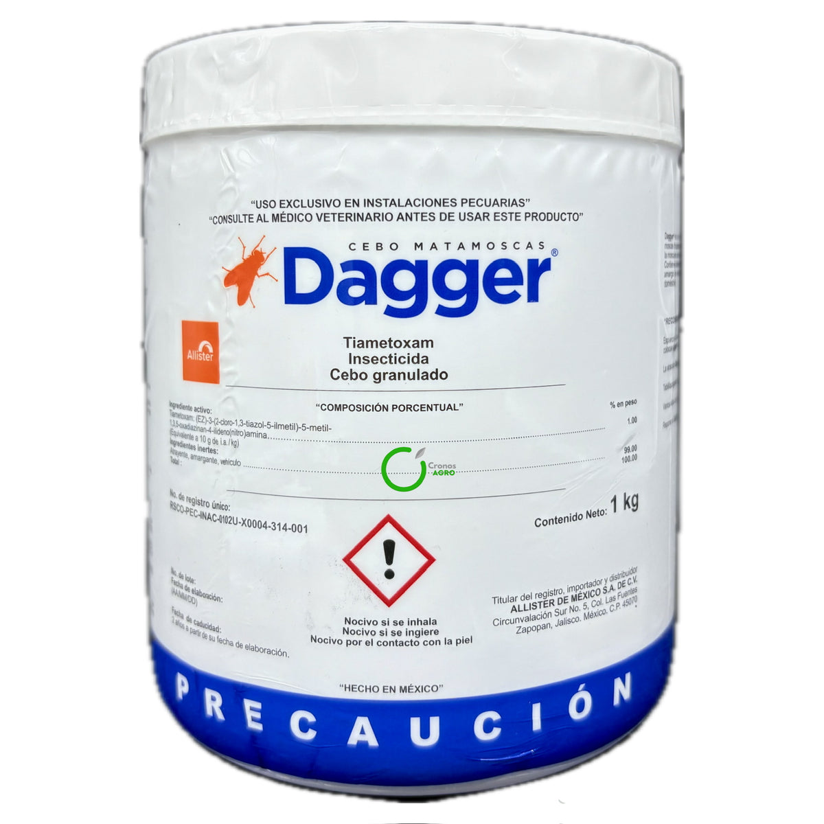 Dagger Cebo Matamoscas Granulado Insecticida Atrayente 1 Kg