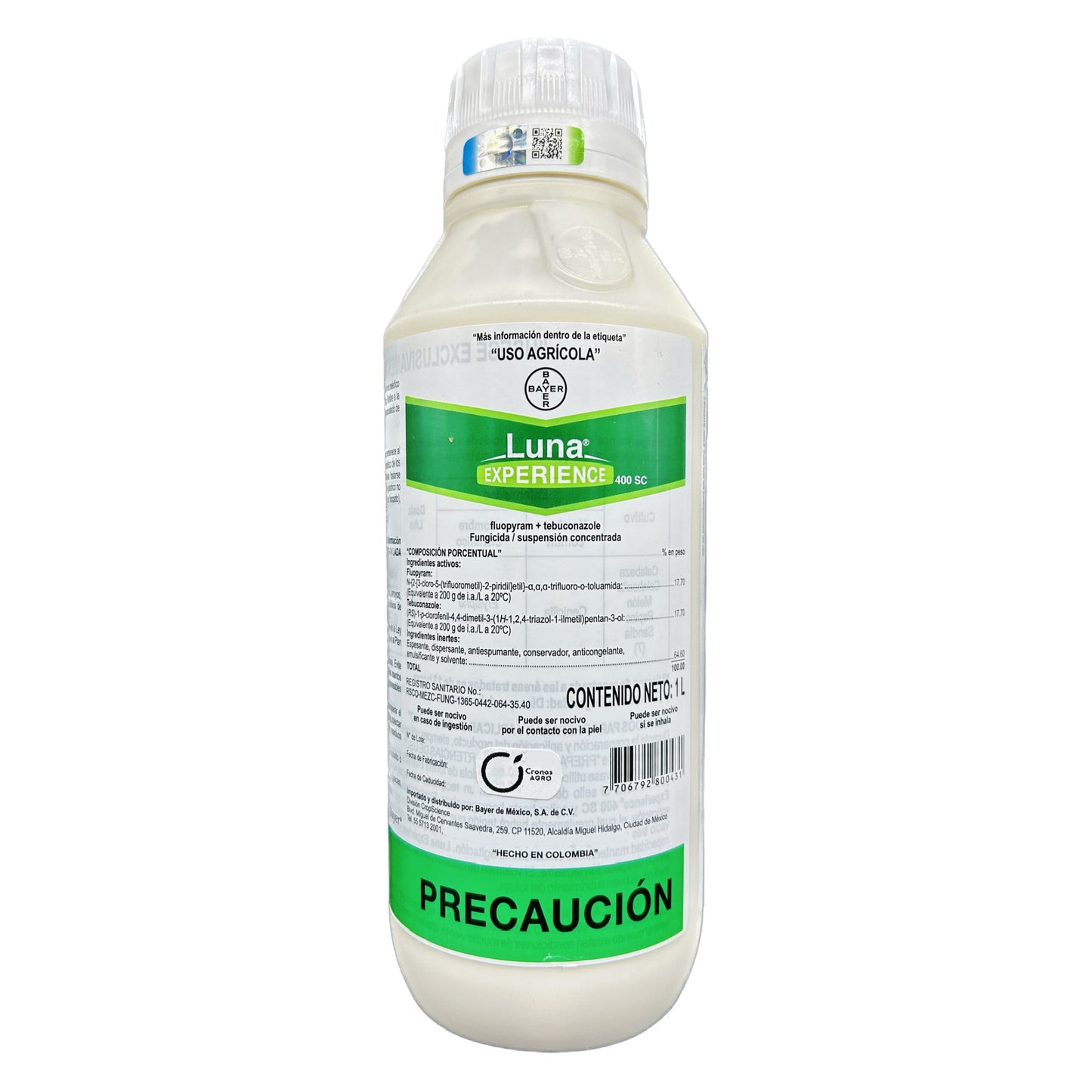 Luna Experience 400 SC Fungicida Sistémico con Fluopyram + Tebuconazole 1 Litro