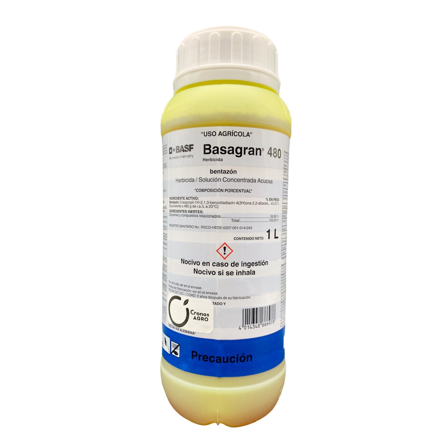 Basagran 480 Herbicida Selectivo con Bentazón 480 g/L 1 Litro