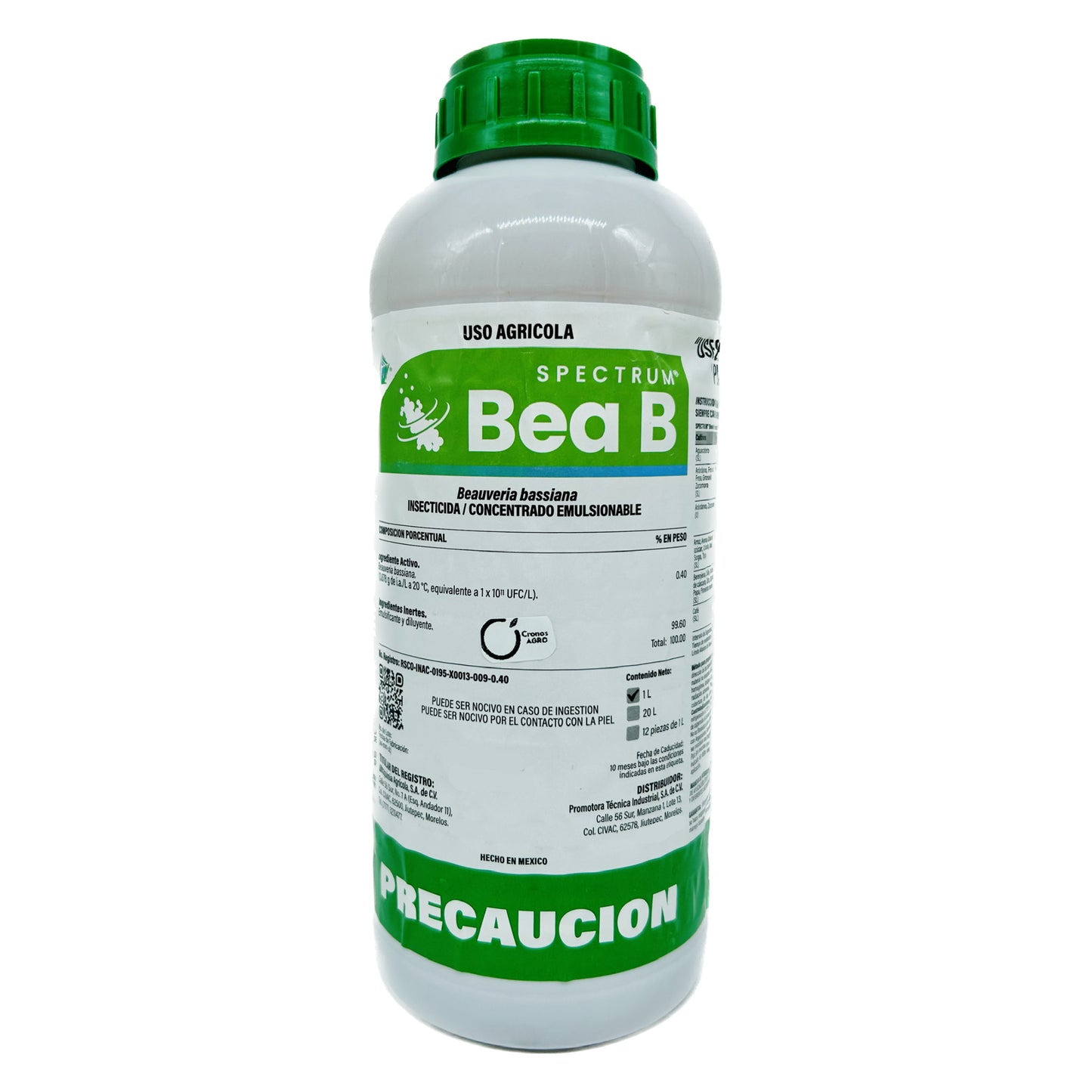 SPECTRUM® BEA B Bioinsecticida con Beauveria bassiana 1 Litro