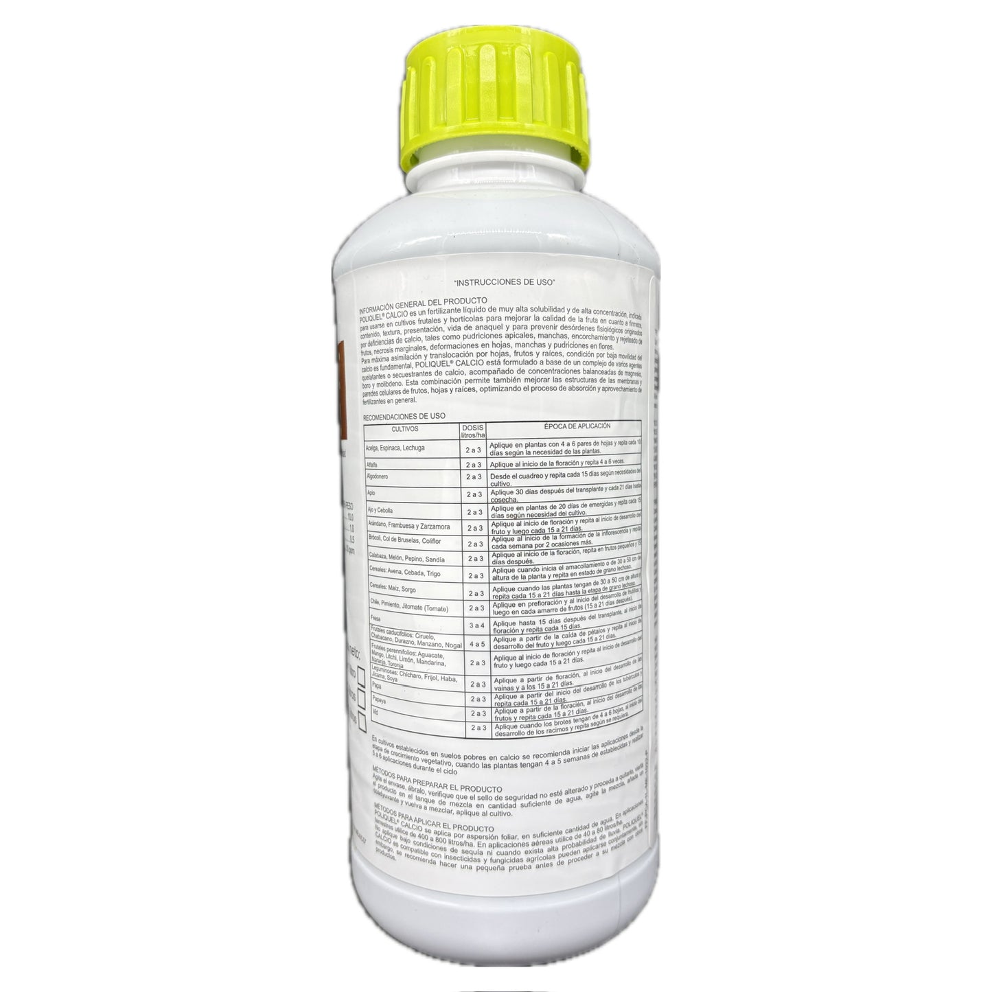 Poliquel Calcio Nutriente Foliar 1 litro