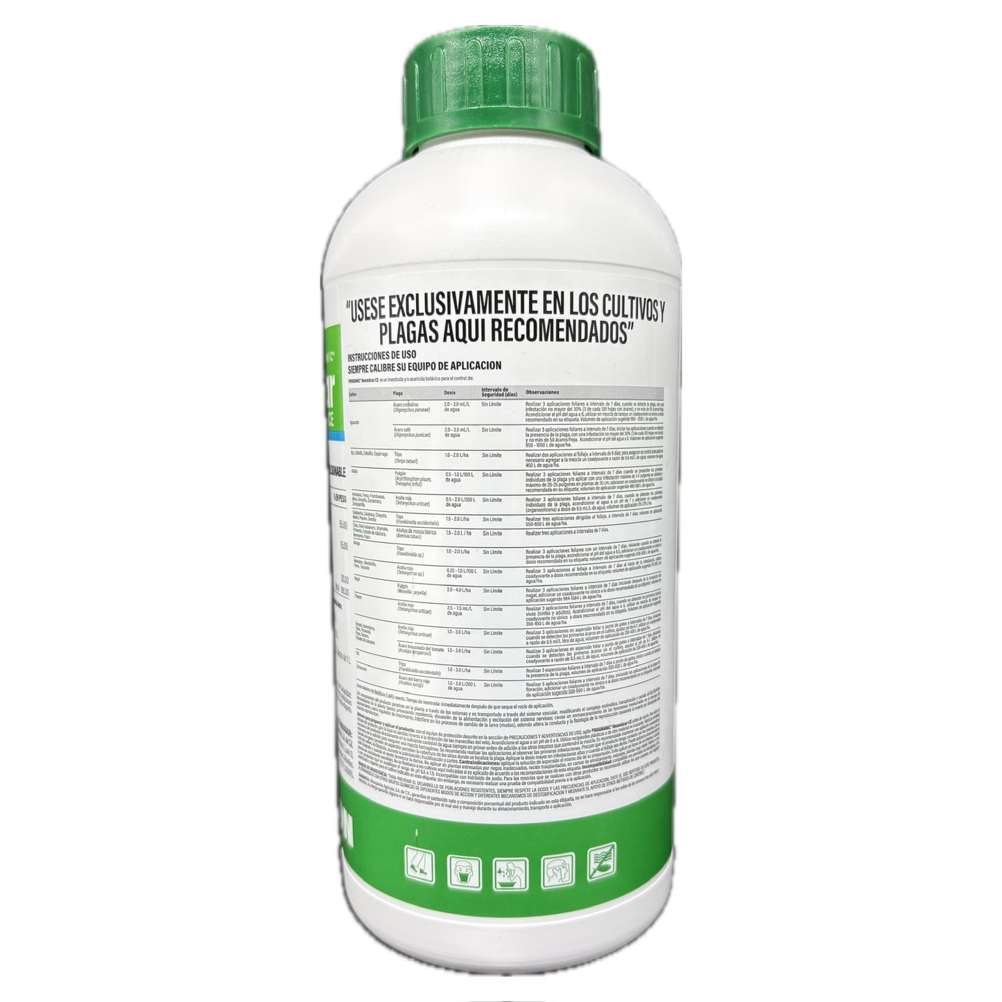 Progranic NeemAcar Extracto de Neem + Extracto de Canela Control de Plagas OMRI 1 Litro
