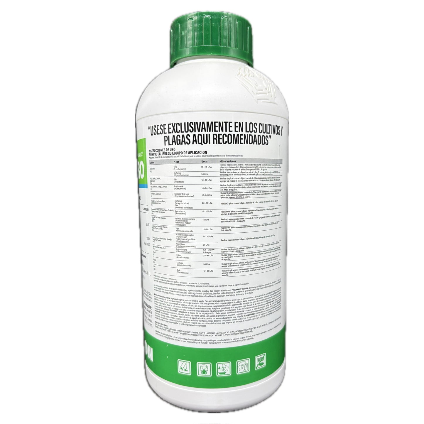 Progranic Nimicide 80 Extracto de Aceite de Neem Control Plagas OMRI 1 Litro