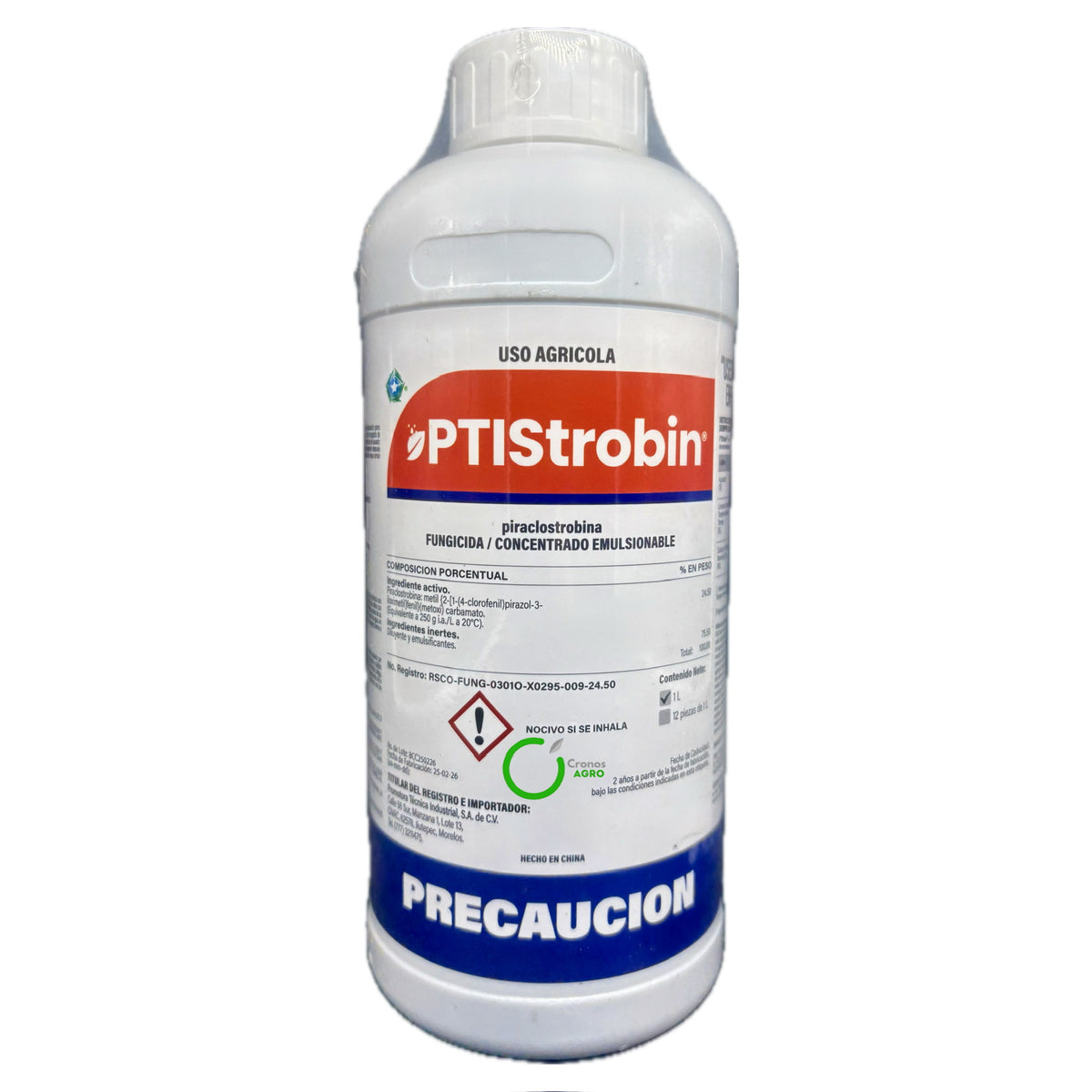 PTIStrobin 25 CE Fungicida de Amplio Espectro con Azoxistrobin 1 Litro