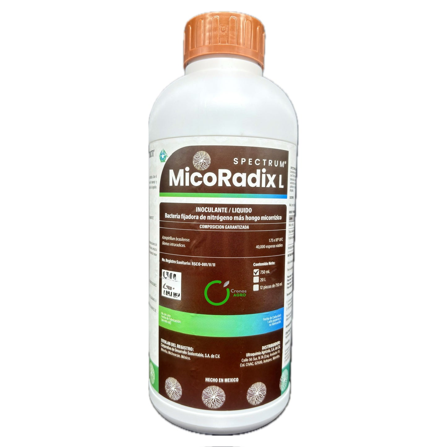 Spectrum Mico Radix Biofertilizante Microbiano 1 Litro Ultraquimia