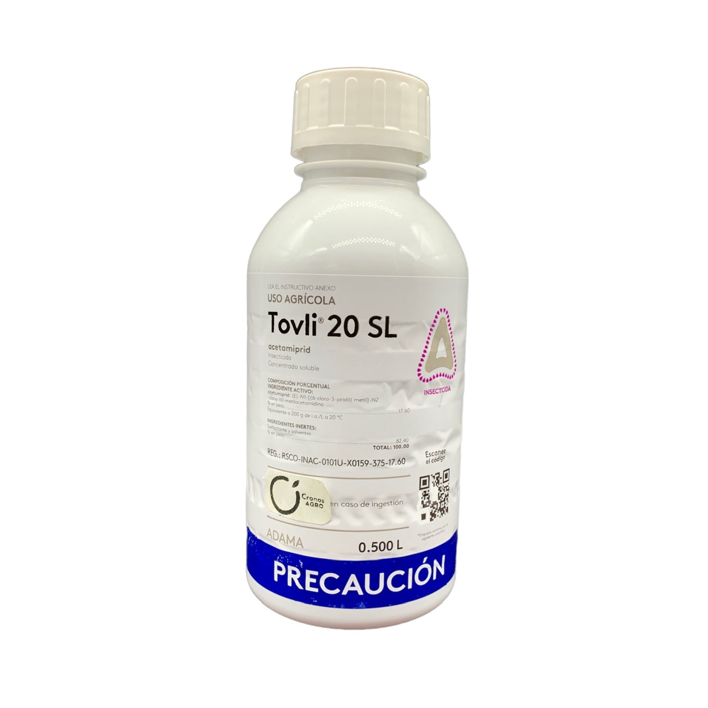 Tovli 20 SL Insecticida Sistémico con Acetamiprid 500 ml ADAMA