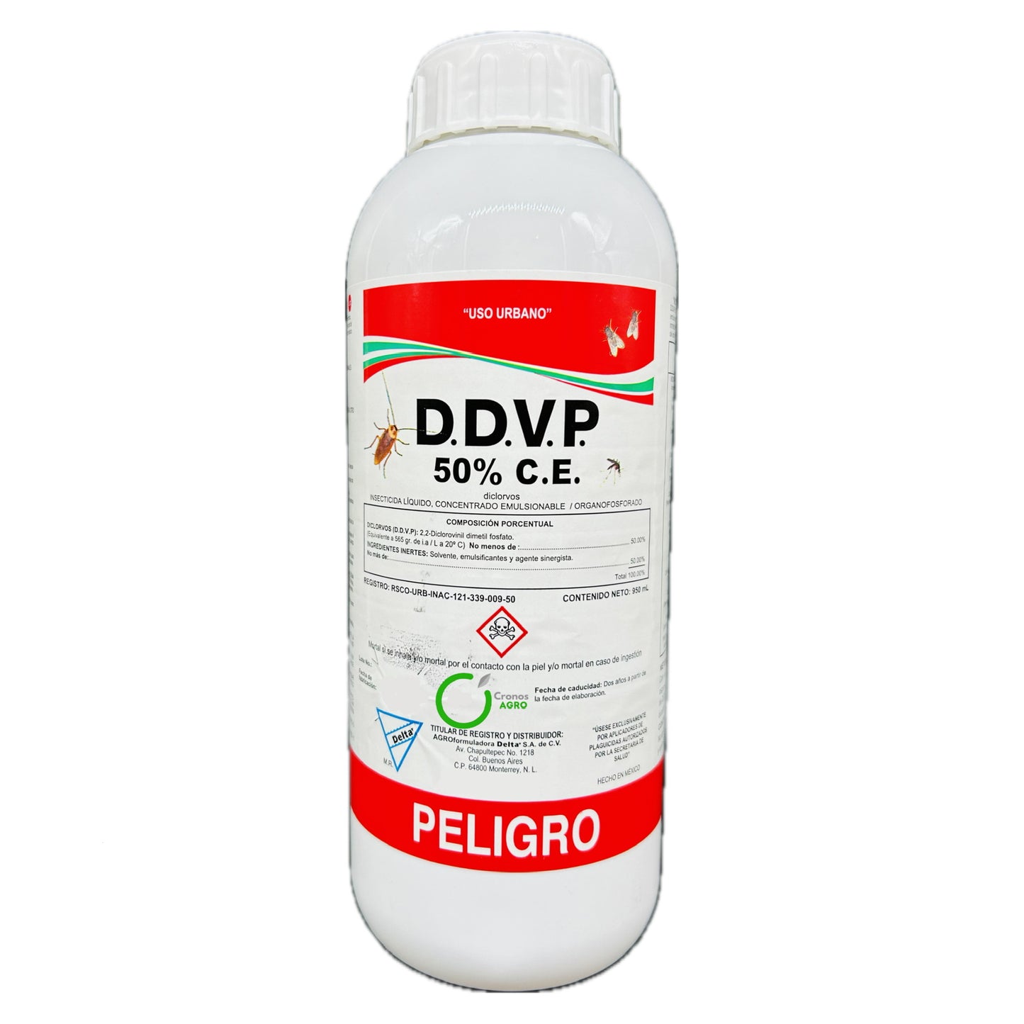 DDVP 50% CE Insecticida con Diclorvos 50% 950 ml