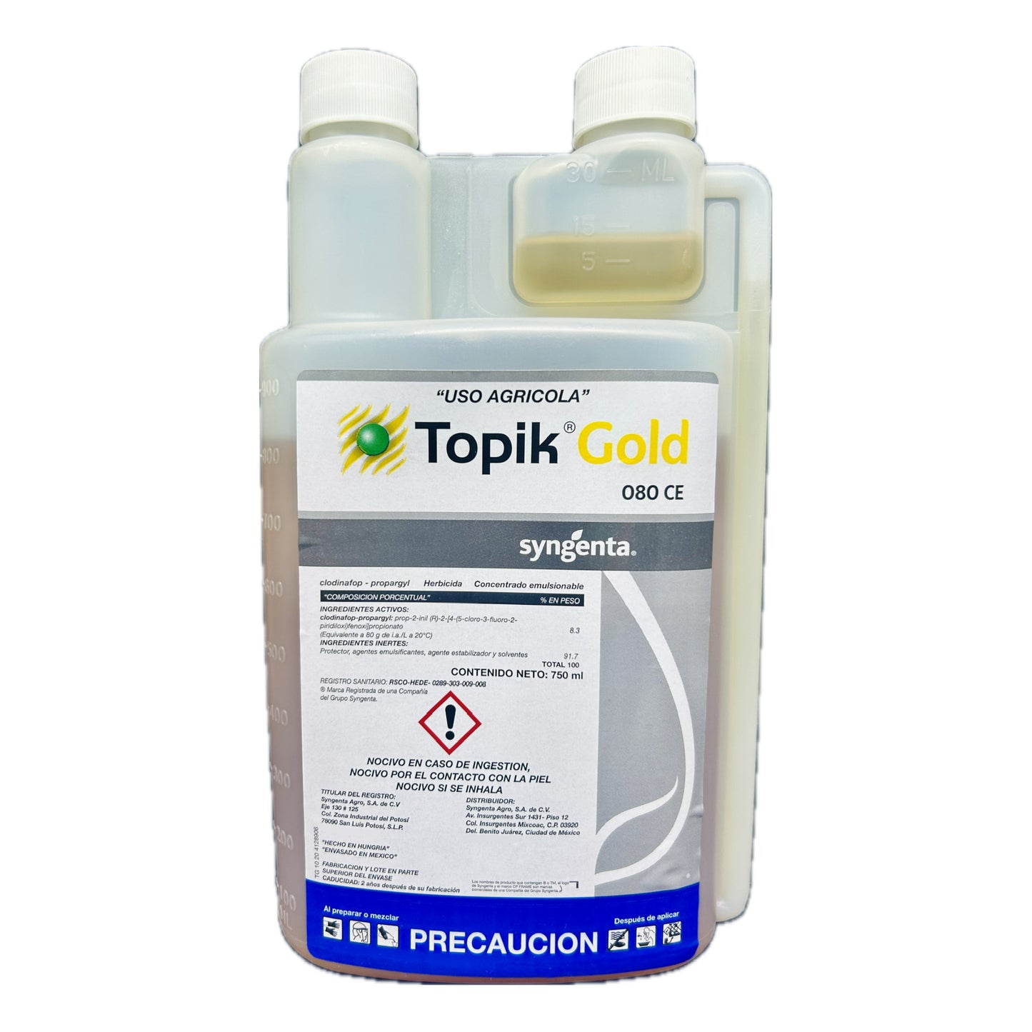 Topik Gold 080 CE Herbicida Selectivo con Clodinafop-Propargil 80 g/L 750 ml