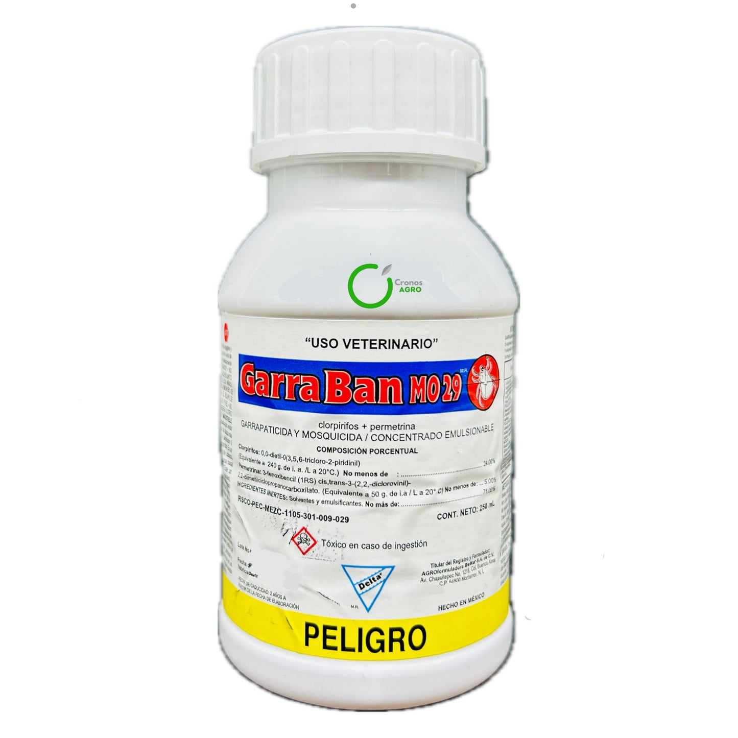 GarraBan MO 29 250 ml – Garrapaticida y Molusquicida de Amplio Espectro