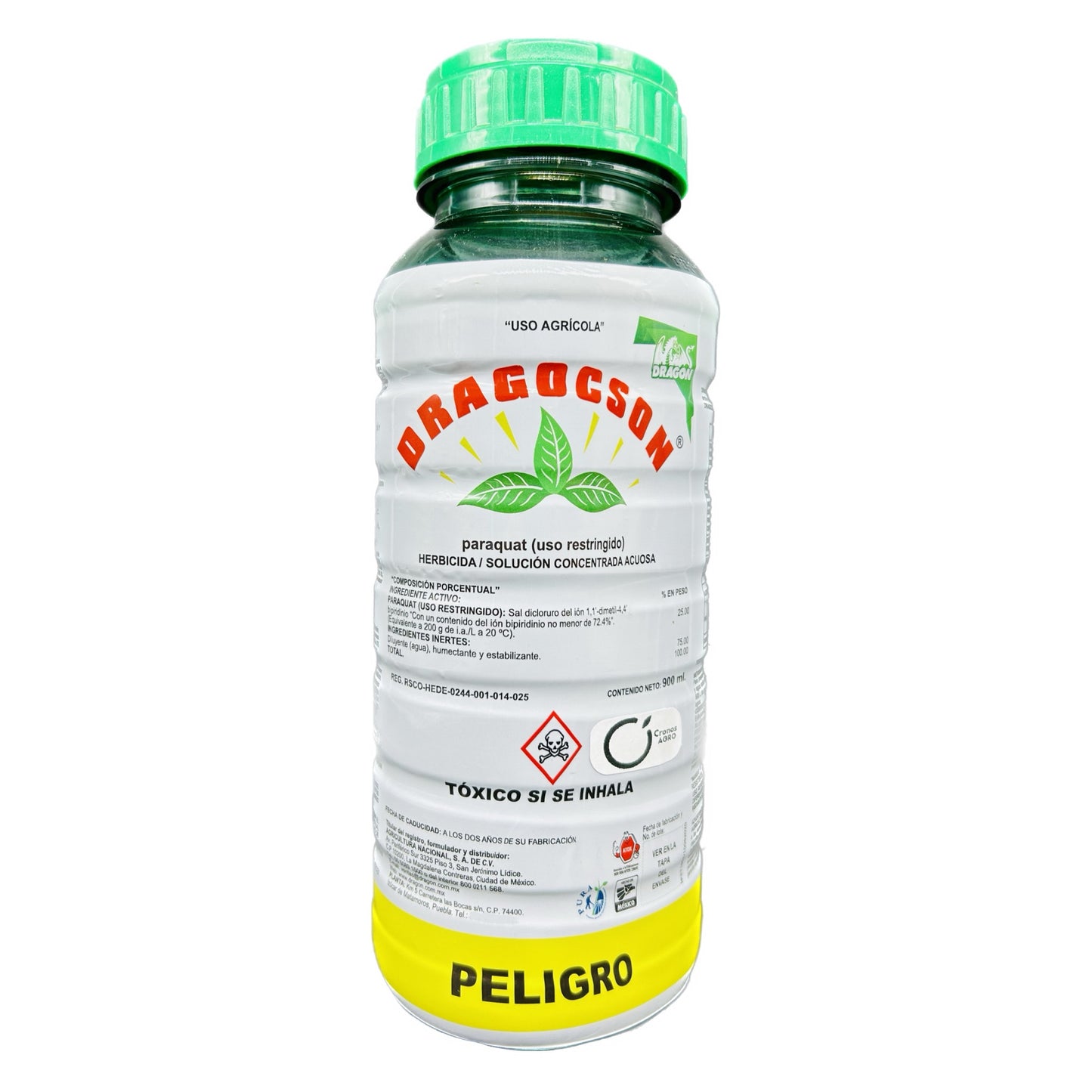 Dragocson Herbicida No Selectivo con Paraquat 900 ml