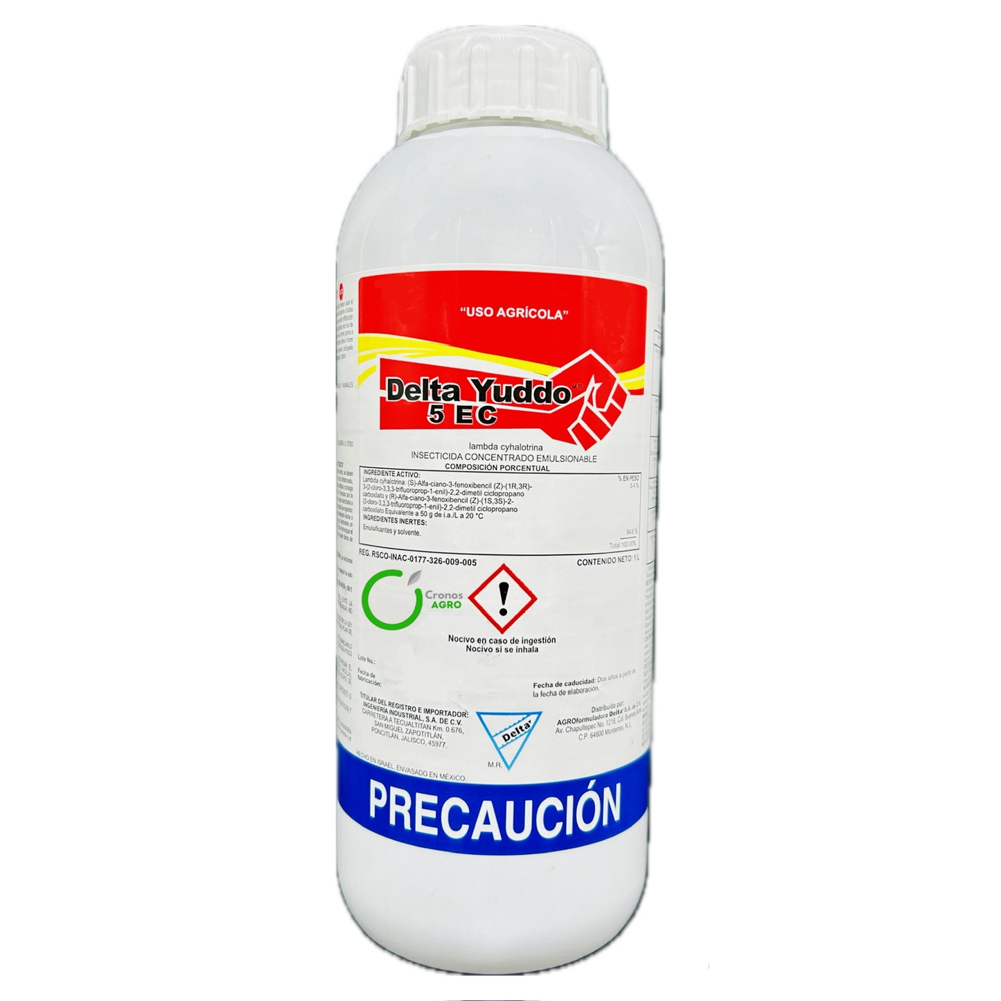 Delta Yuddo 5 EC Insecticida Agrícola con Lambda Cihalotrina 1 Litro