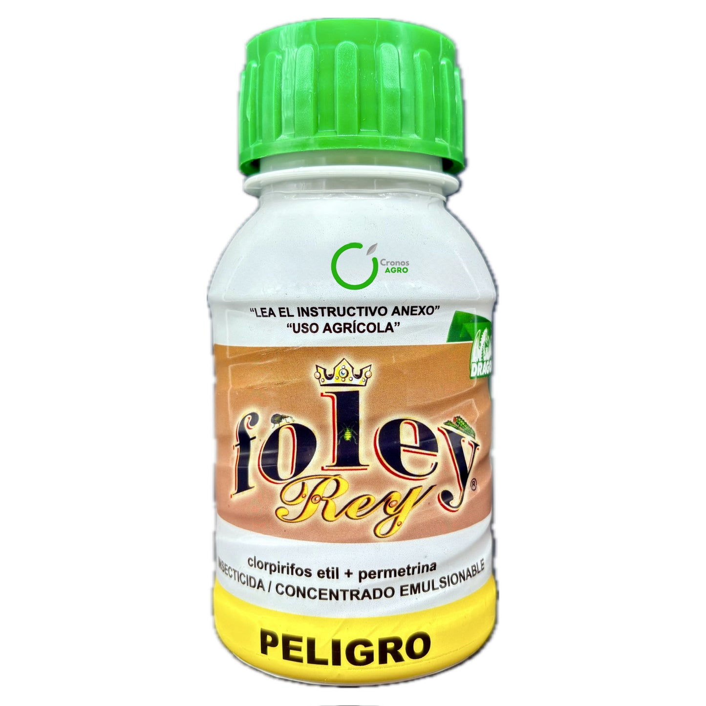Foley Rey Insecticida Agrícola con Clorpirifos Etil + Permetrina 240 ml