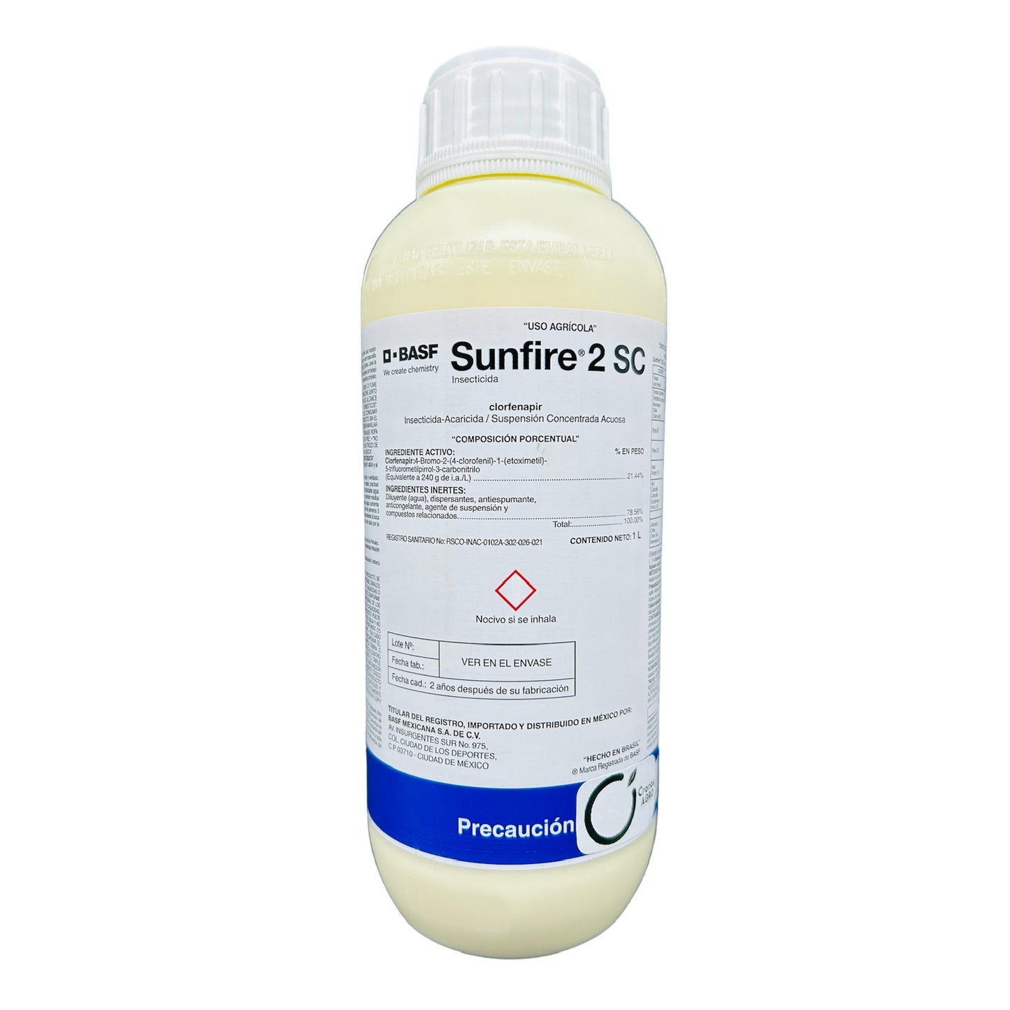 Sunfire 2 SC Insecticida Acaricida con Clorfenapir 1 Litro