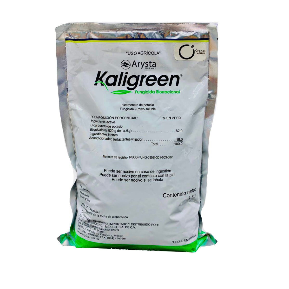 Kaligreen Fungicida Cenicilla Omri 1 Kg