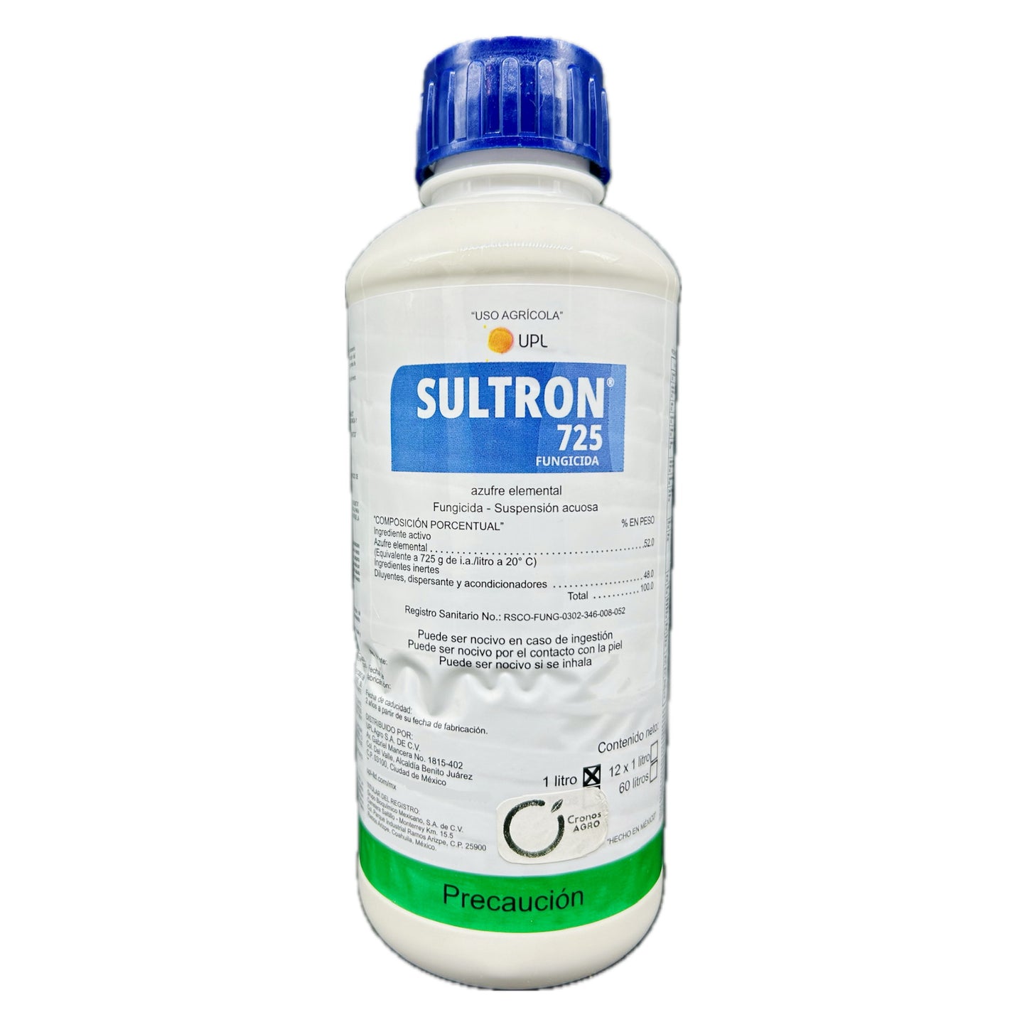 Sultron 725 Fungicida-Acaricida con Azufre Elemental 1 Litro UPL