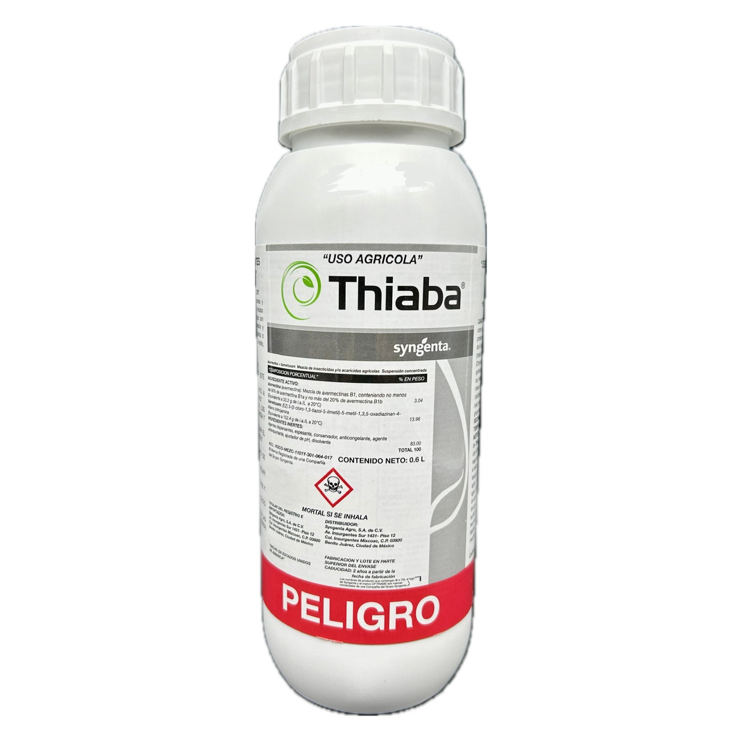 Thiaba Insecticida Acaricida Abamectina Tiametoxam 600 Ml
