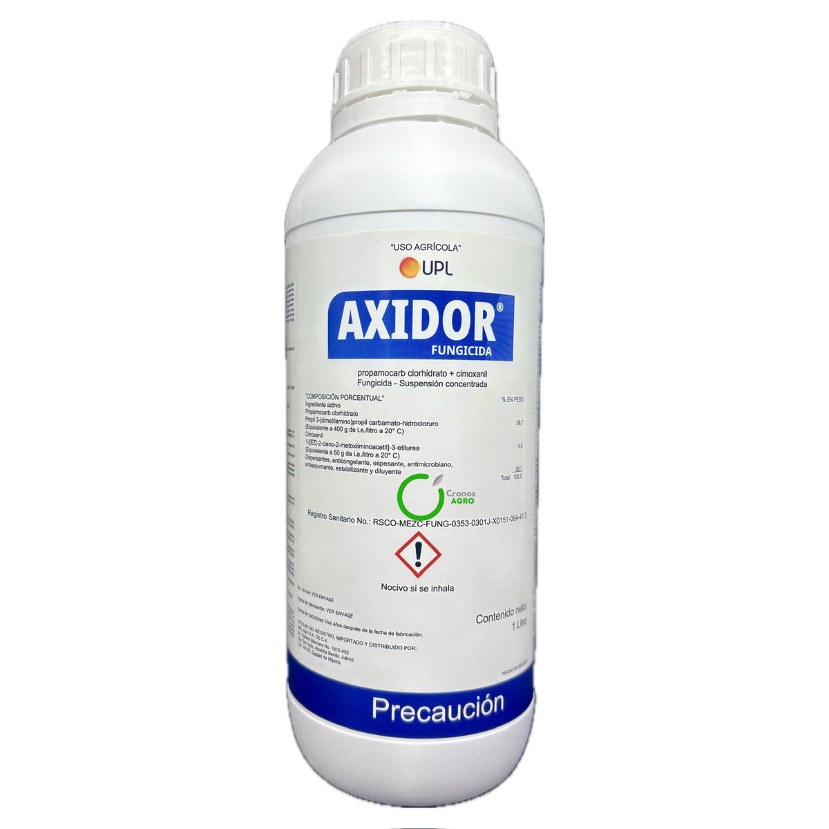 Axidor Fungicida Propamocarb Clorhidrato + Cimoxanil Suspensión Concentrada 1 Litro