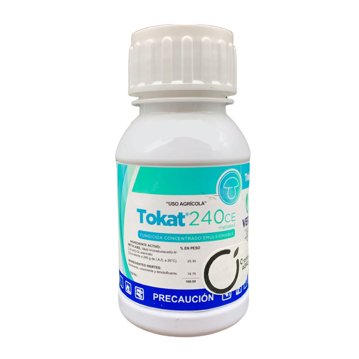 Tokat 240 CE Fungicida Sistémico con Metalaxil 250 ml Versa