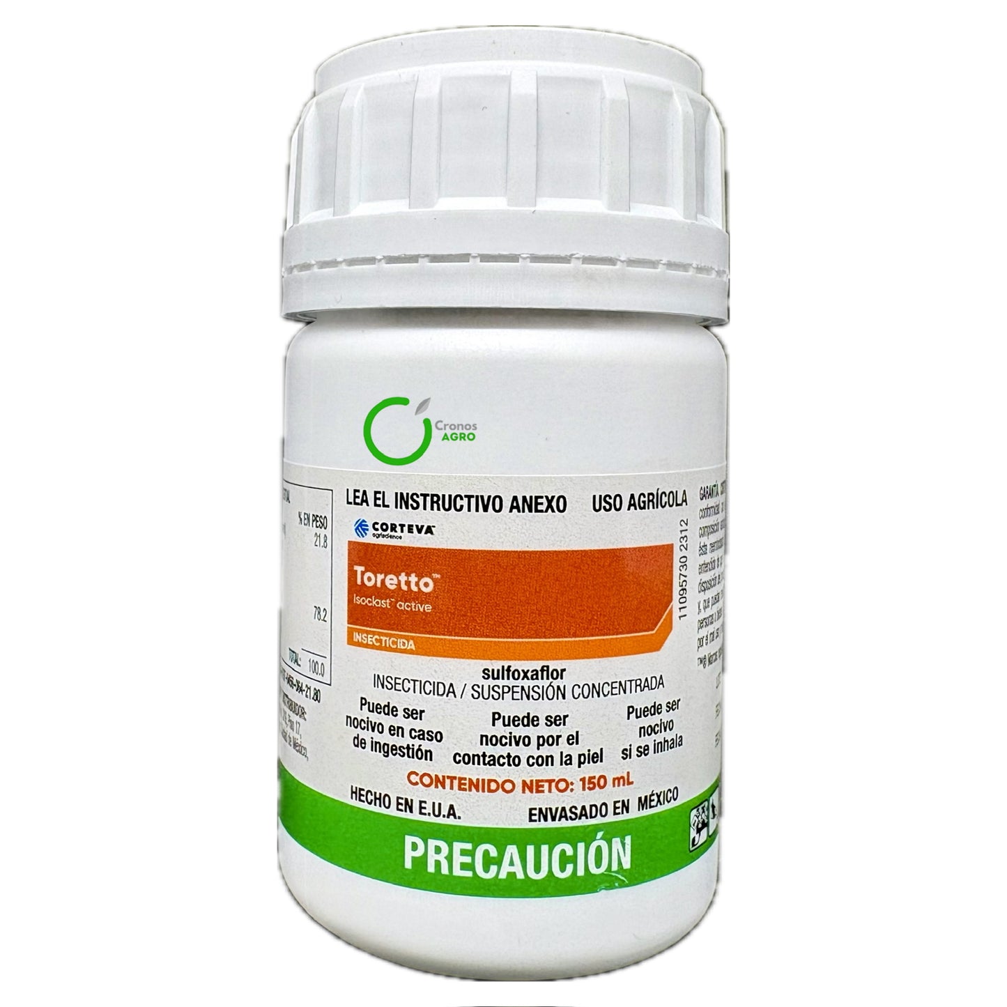 Toretto Insecticida Agrícola con Isoclast™ Active (Sulfoxaflor) 150 ml