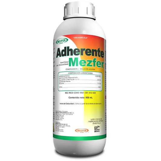 Adherente Mezfer Coadyuvante Nonil Fenol Éter Polioxietilado 950 ml