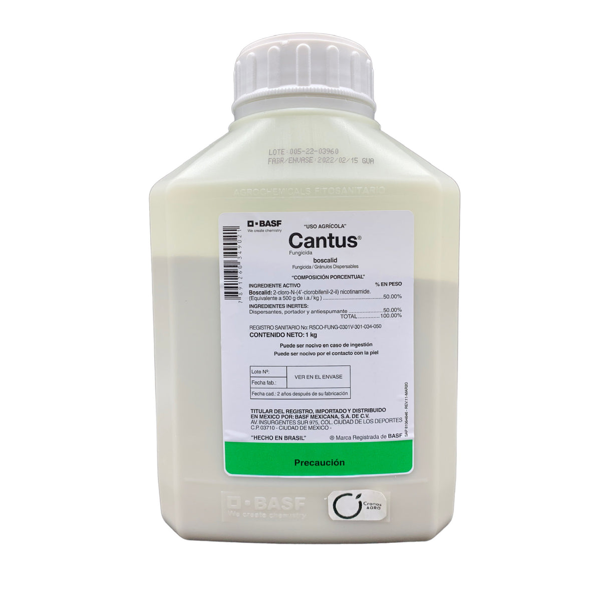 Cantus Fungicida Boscalid Gránulos Dispersables 1 Kg BASF