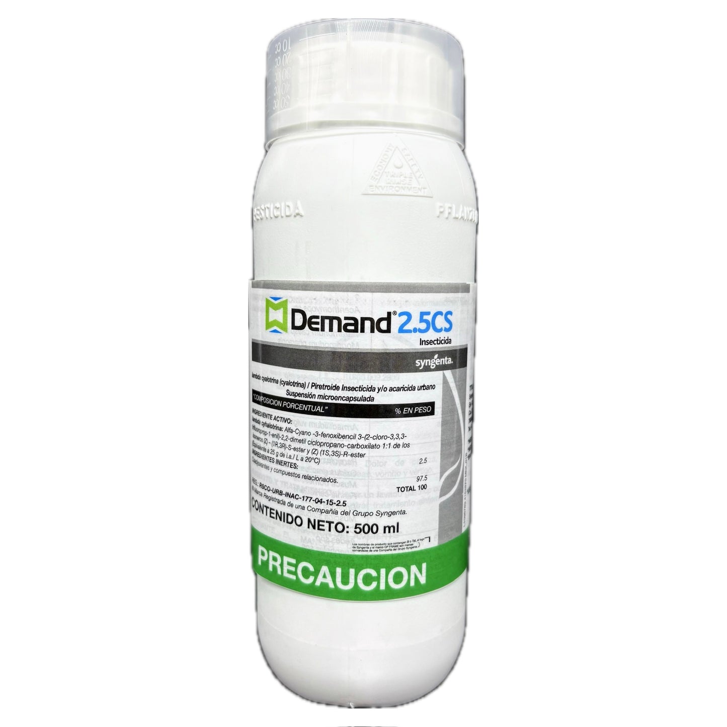 Demand 2.5CS Insecticida Lambda Cyhalotrina 2.5% Suspensión Microencapsulada 500 ml