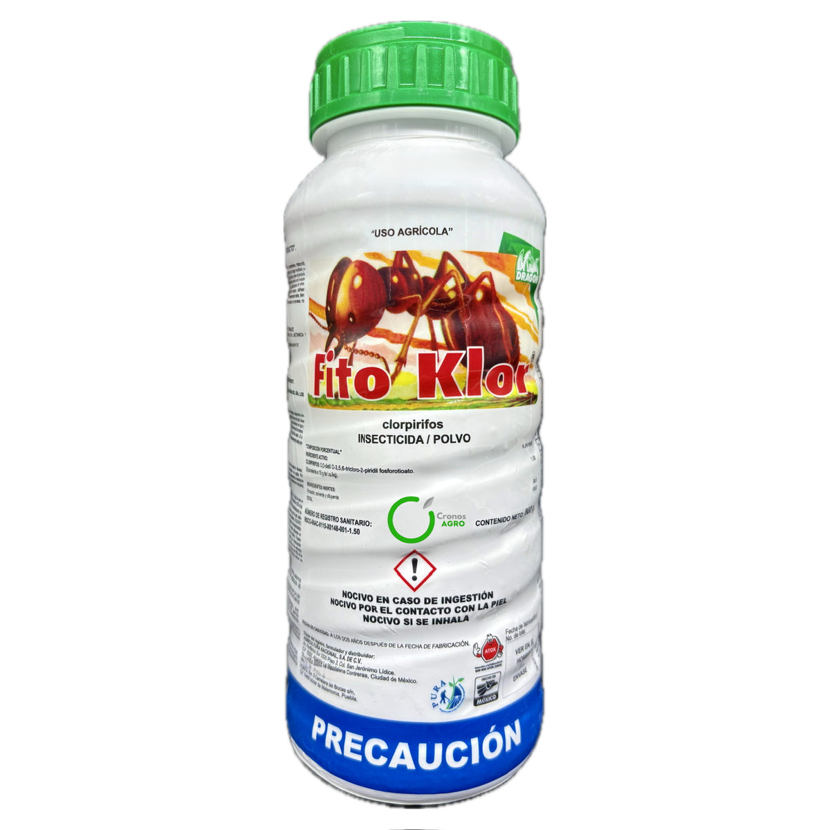 Fitoklor Insecticida En Polvo Control De Hormiga 800 Gr