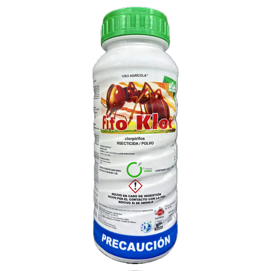 Fitoklor Insecticida En Polvo Control De Hormiga 800 Gr