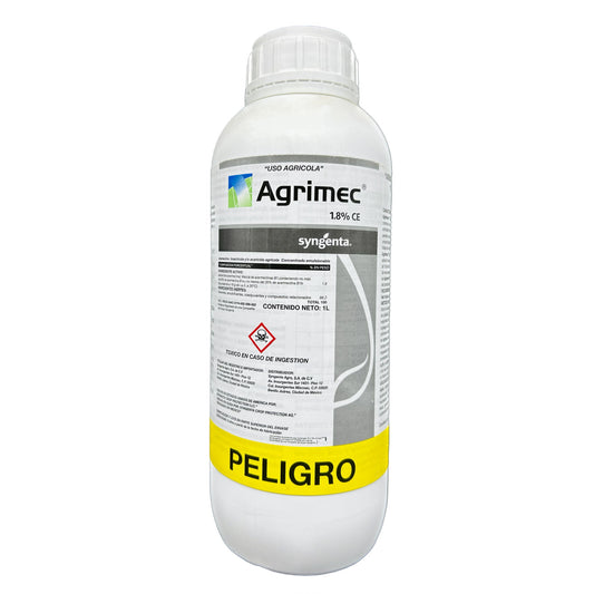 Agrimec 1.8 CE Insecticida Acaricida con Abamectina 18 g/L 1 Litro