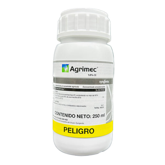 Agrimec 1.8 CE Insecticida Acaricida con Abamectina 250 ml