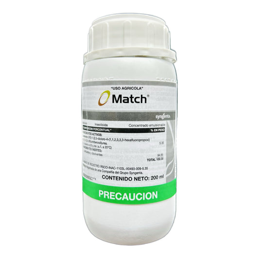 Match  Insecticida Regulador de Crecimiento con Lufenuron  200 ml