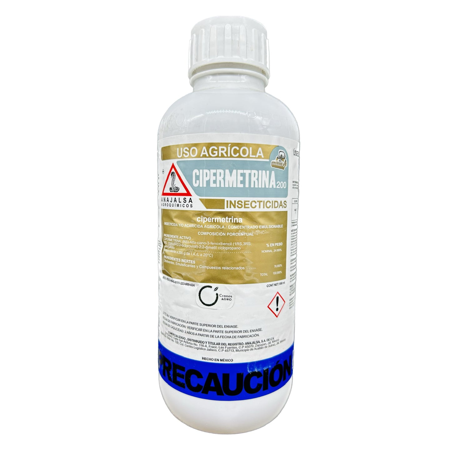 Cipermetrina 200 Insecticida Acaricida con Cipermetrina 200  950 ml
