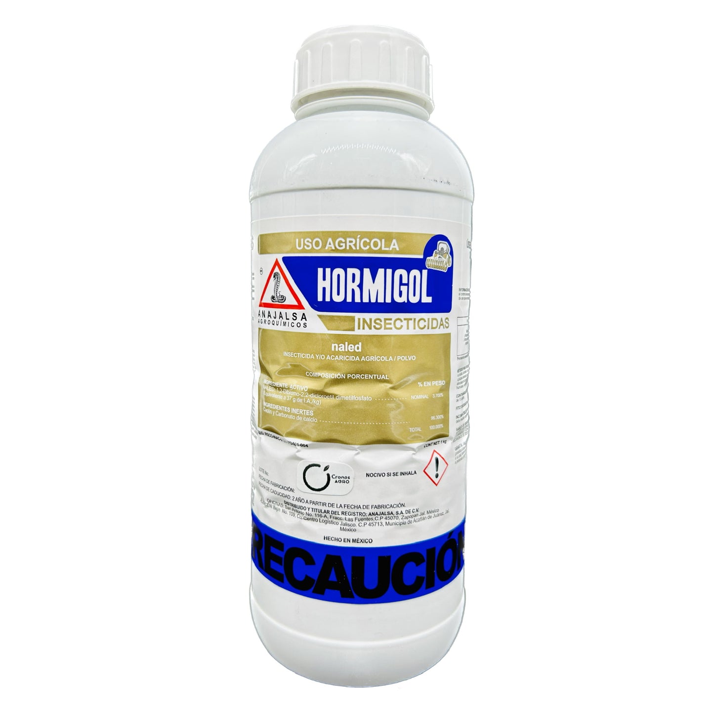 Hormigol Insecticida Agrícola en Polvo con Naled 3.7% 1 Kg