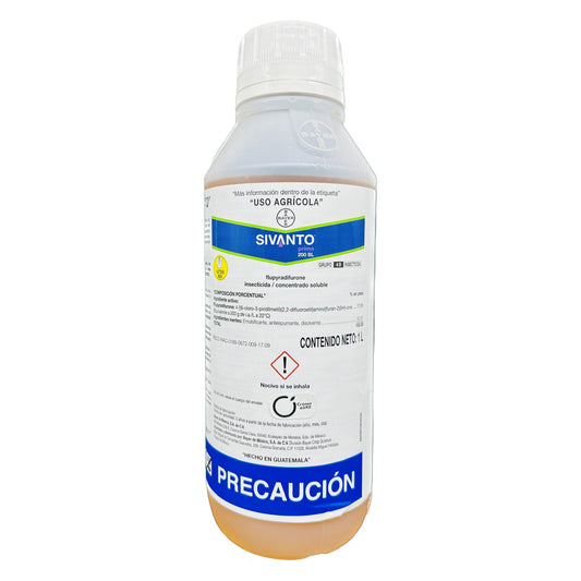 Sivanto Prime 200 SL Insecticida Sistémico con Flupyradifurone 200 g/L 1 Litro