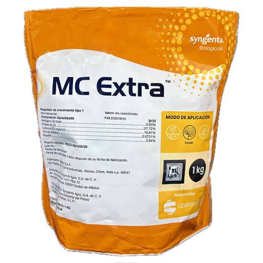 MC Extra  1 kg - Regulador de Crecimiento Tipo 1 Bioestimulacion y Nutrientes