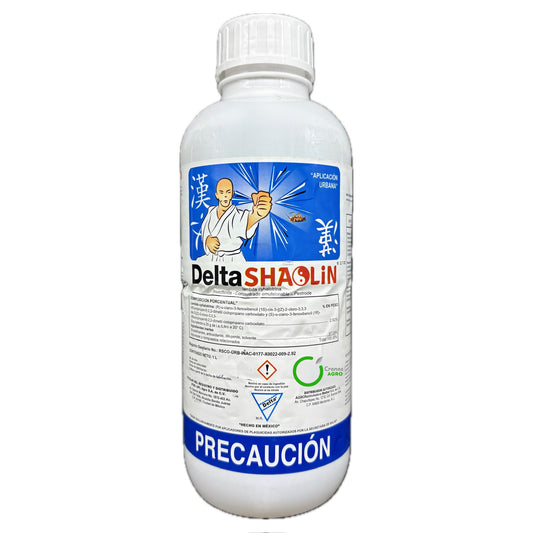 Delta Shaolin Insecticida de Amplio Espectro con Lambda Cyhalotrina 1 lt