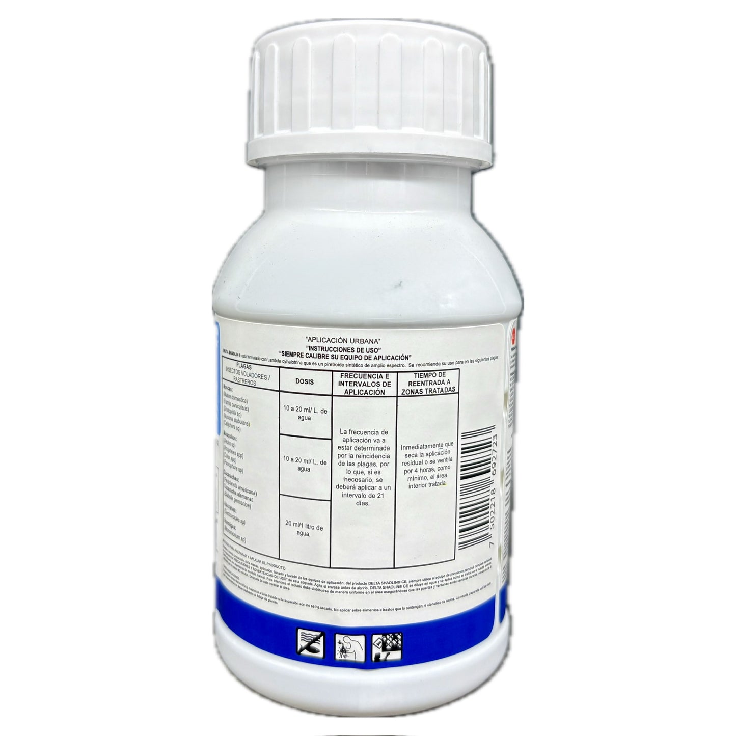 Delta Shaolin Insecticida de Amplio Espectro con Lambda Cyhalotrina 100 ml