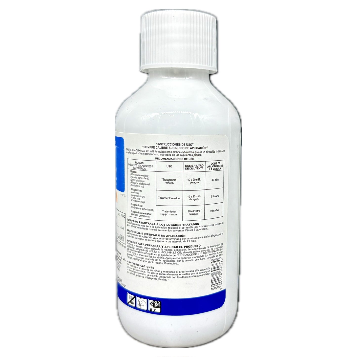 Delta Shaolin Insecticida de Amplio Espectro con Lambda Cyhalotrina 250 ml