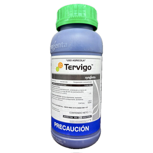 Tervigo Nematicida Sistémico con Abamectina para Aplicación al Suelo 1 Litro