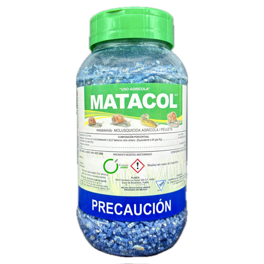 Matacol Molusquicida Mata Caracoles Babosas 500 GR