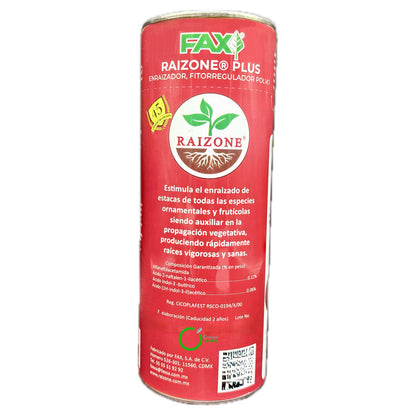 Raizone Plus Enraizador de estacas con actividad fitorreguladora y fungicida 350 Gramos