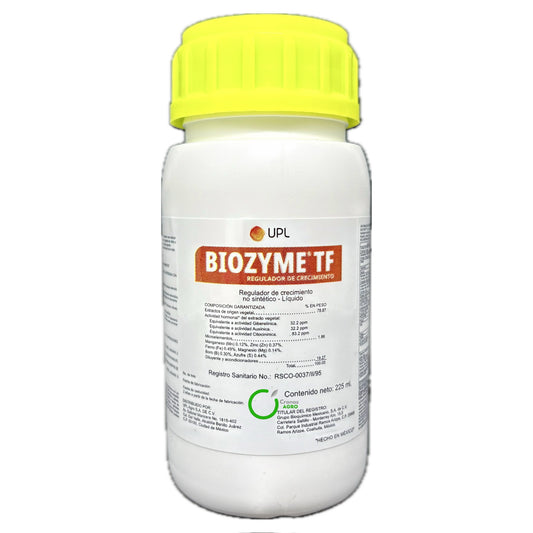 Biozyme TF Regulador de Crecimiento Vegetal 225 mililitros