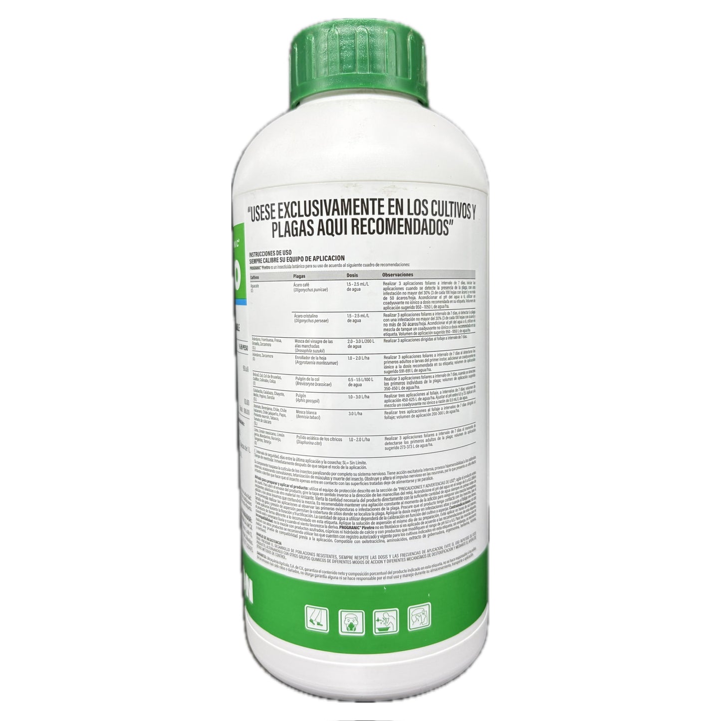 Progranic Piretro Extracto de Tagetes Control de Plagas Botanico OMRI 1 Litro