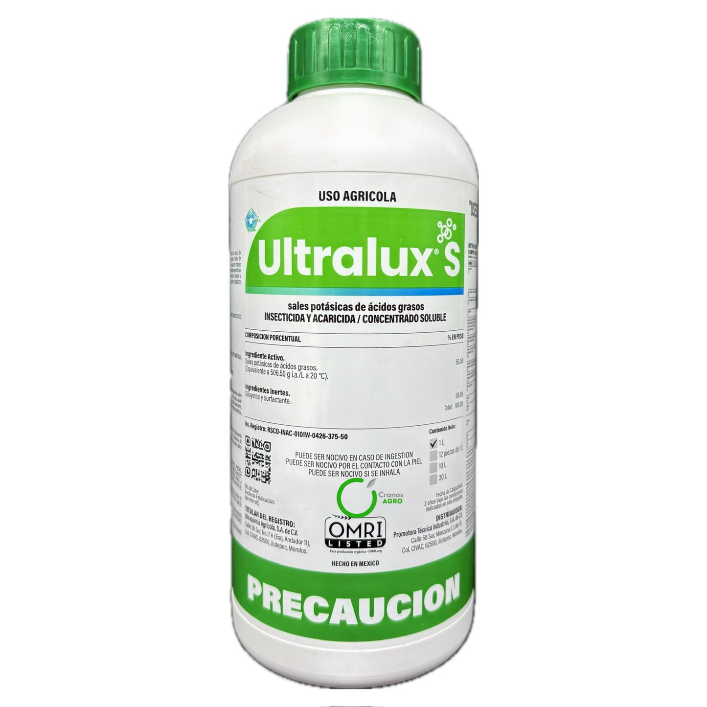 Ultralux S Sales Potasicas Control Plagas OMRI 1 Litro