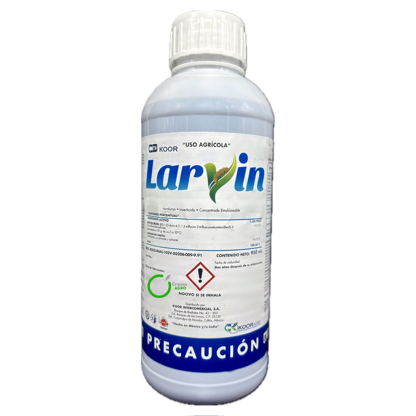 Larvin Insecticida Agrícola con Novaluron 107 g/L CE  1 Litro