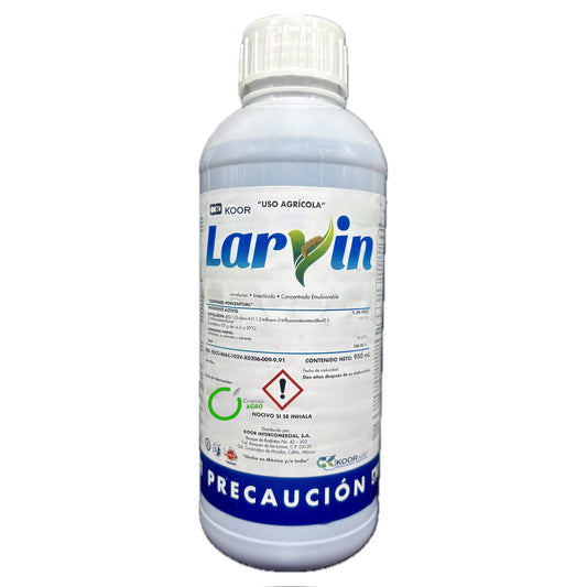 Larvin Insecticida Agrícola con Novaluron 107 g/L CE  1 Litro