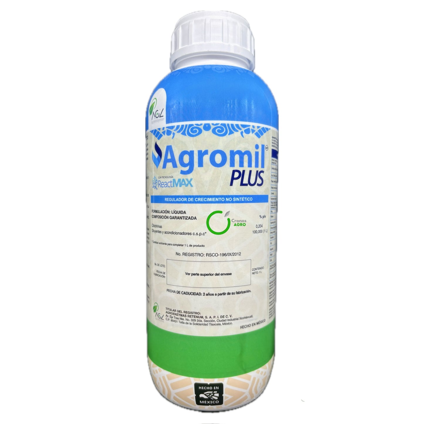 Agromil Plus Bioestimulante Mejor Brote Fruto Tamaño 1 Litro
