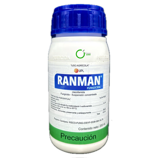 Ranman Fungicida Traslaminar con Cyazofamida 400 SC 200 ml