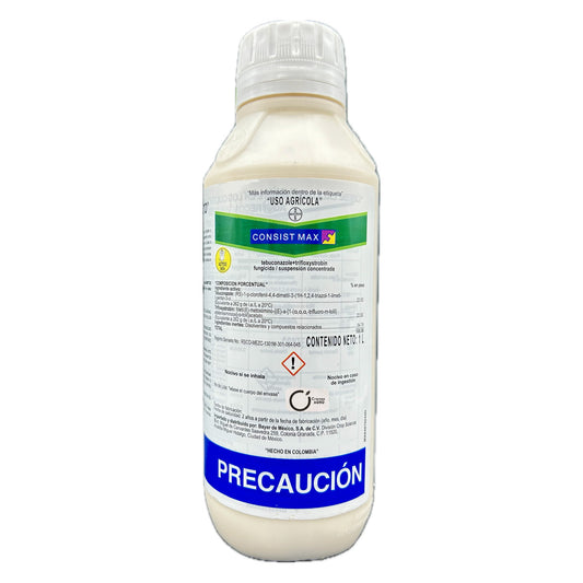 Consist Max Fungicida Sistémico con Tebuconazol + Trifloxystrobin Suspensión Concentrada 1 Litro